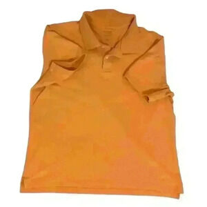 Sonoma Men's Orange Polo Shirt Short Sleeve Collared Size L